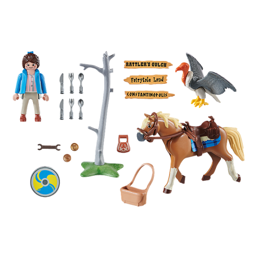 70072 PLAYMOBIL MARLA AND HORSE THE MOOVIE
